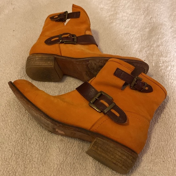 Sundance Verocuoio leather/suede short boots - Picture 2 of 6